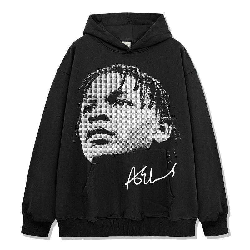 ANTHONY EDWARDS VINTAGE HOODIE · HARDWOOD