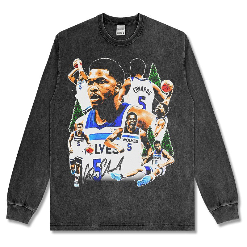 ANTHONY EDWARDS LONG SLEEVE · SLAM DUNK