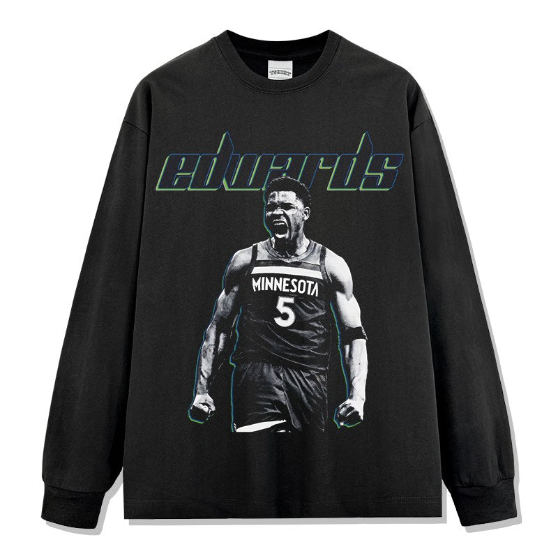 ANTHONY EDWARDS LONG SLEEVE · AND ONE