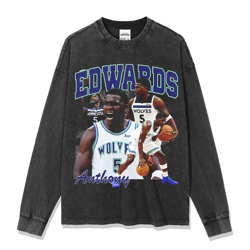 ANTHONY EDWARDS LONG SLEEVE · BUZZER BEATER