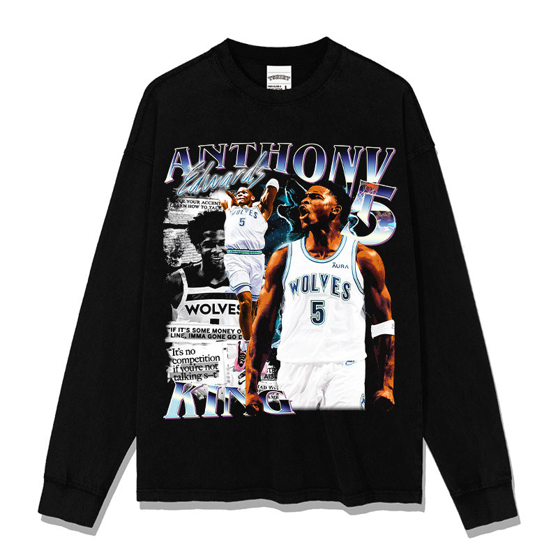 ANTHONY EDWARDS LONG SLEEVE · ALLEY OOP