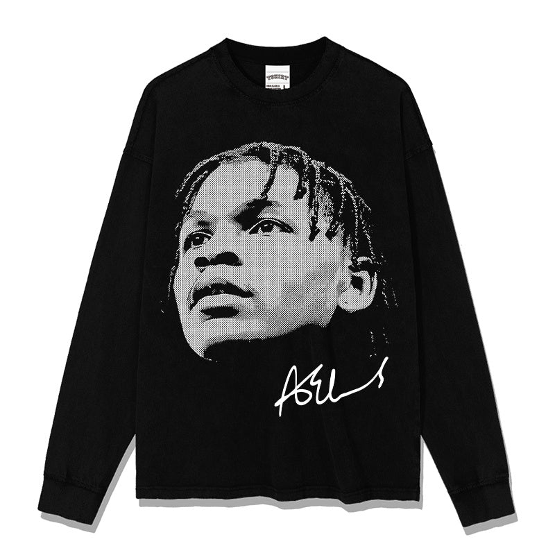 ANTHONY EDWARDS LONG SLEEVE · HARDWOOD