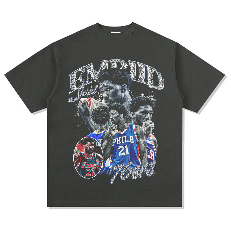 JOEL EMBIID VINTAGE TEE · DYNASTY