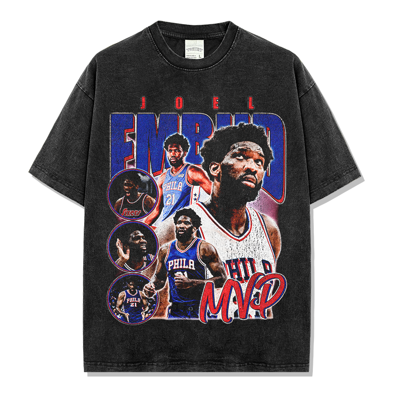 JOEL EMBIID VINTAGE TEE · HALL OF FAME