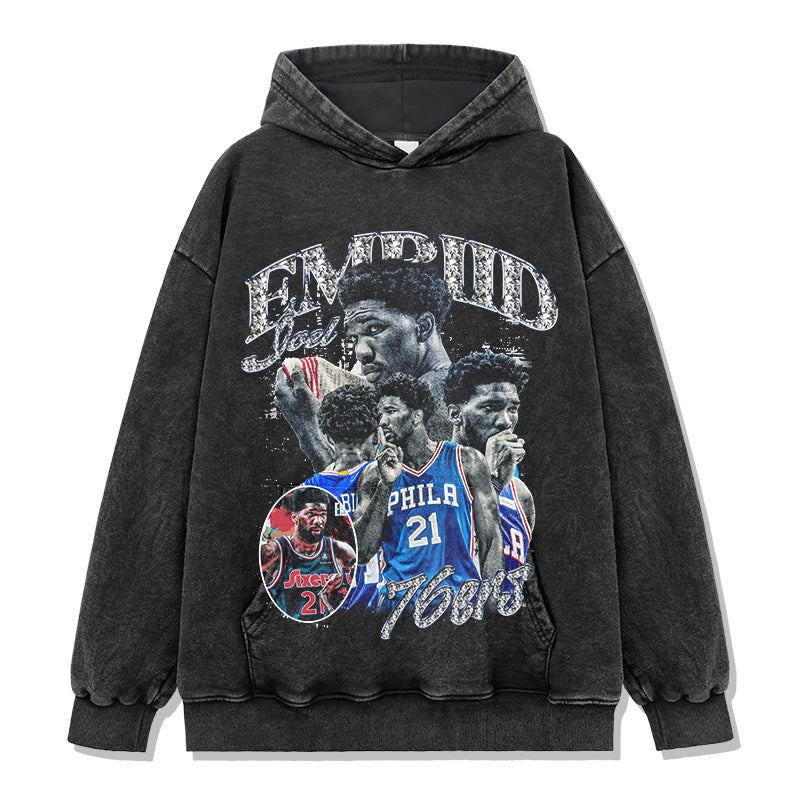 JOEL EMBIID VINTAGE HOODIE · DYNASTY