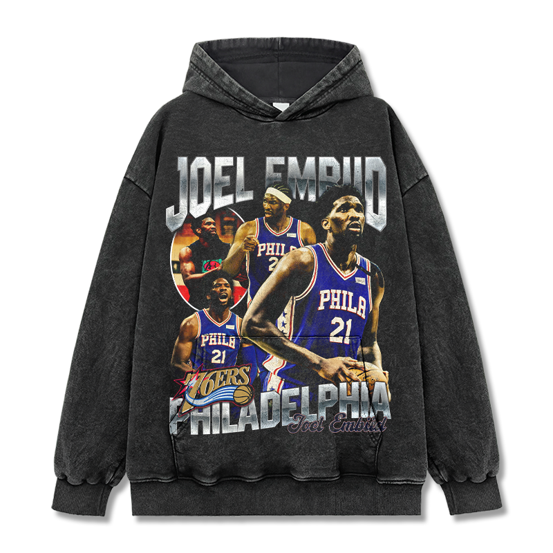 JOEL EMBIID VINTAGE HOODIE · CROSSOVER