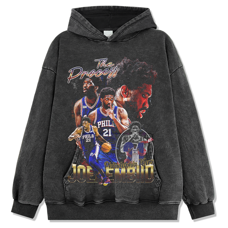 JOEL EMBIID VINTAGE HOODIE · FADEAWAY