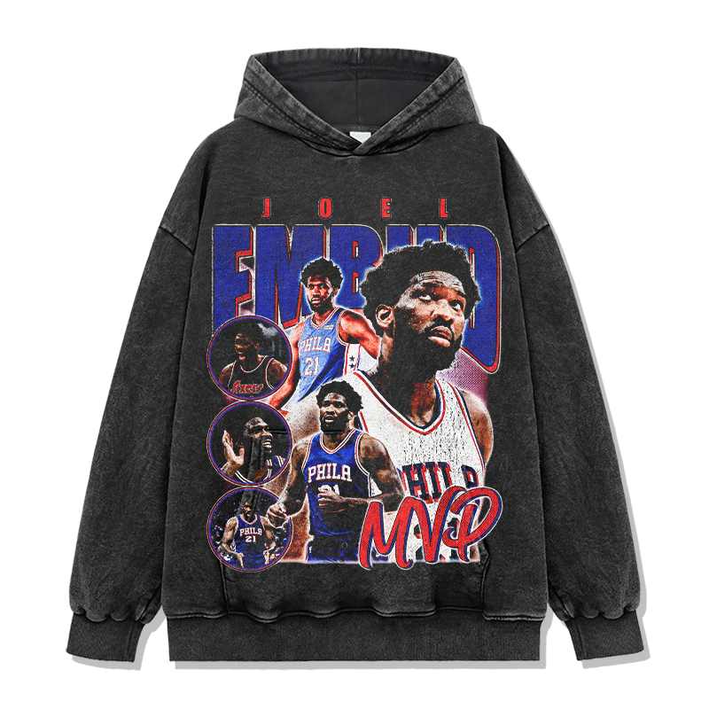 JOEL EMBIID VINTAGE HOODIE · HALL OF FAME