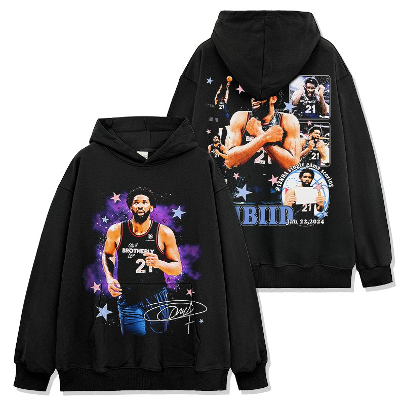 JOEL EMBIID VINTAGE HOODIE · LEGEND