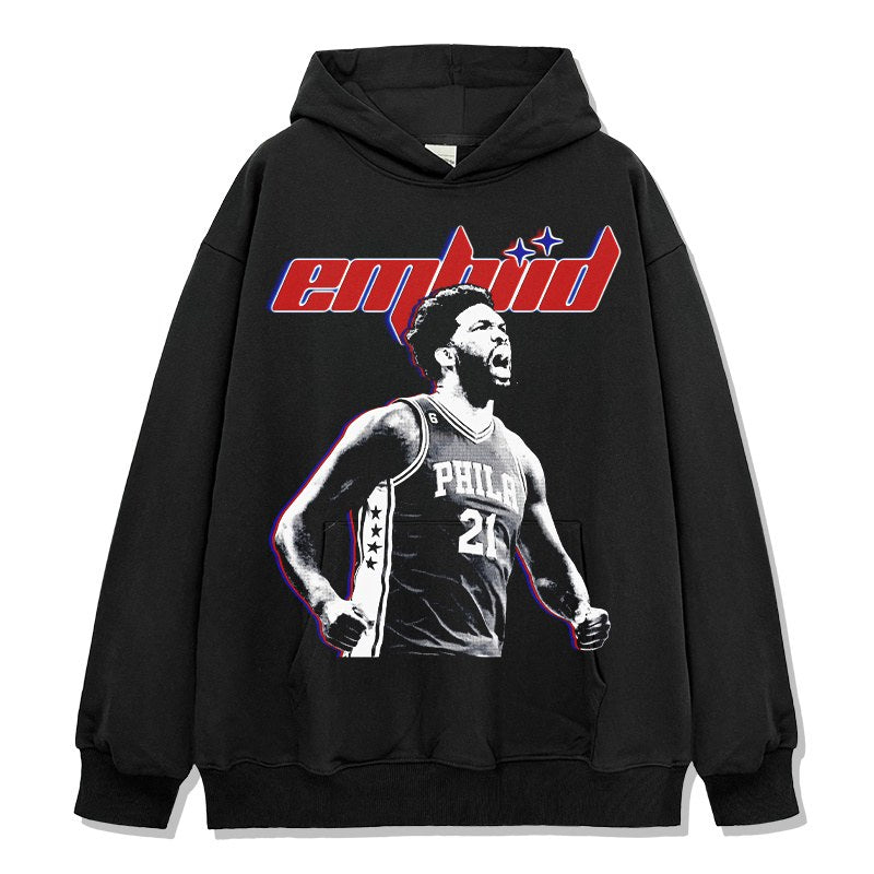 JOEL EMBIID VINTAGE HOODIE · ICON