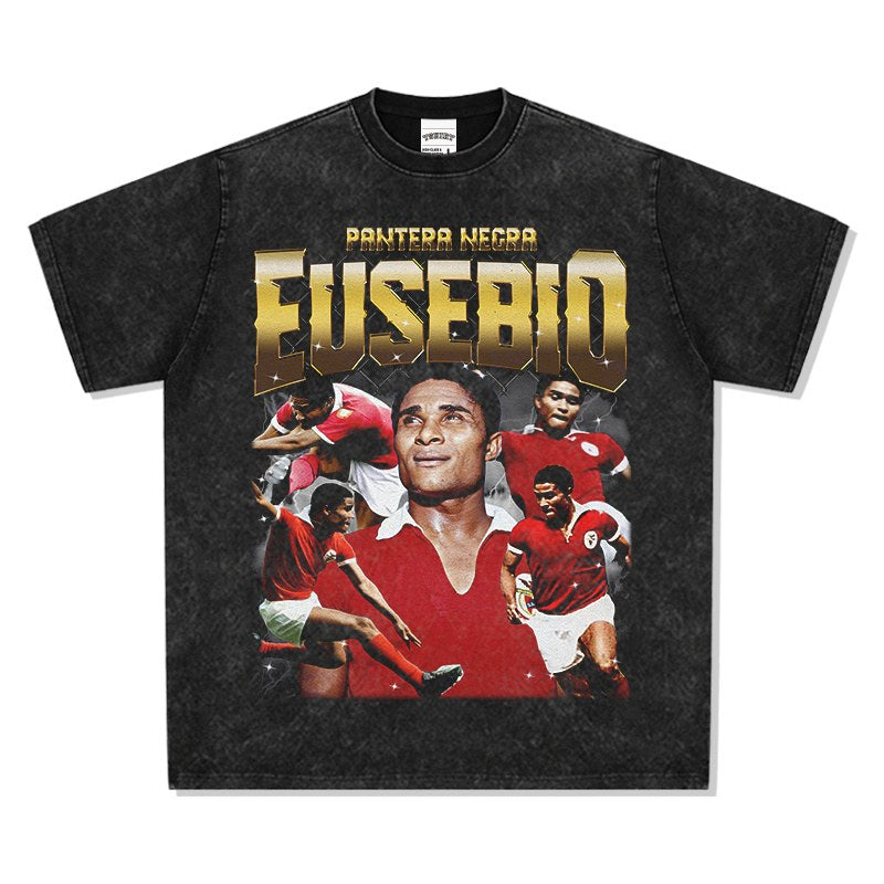 EUSÉBIO VINTAGE TEE · GOLDEN BOOT