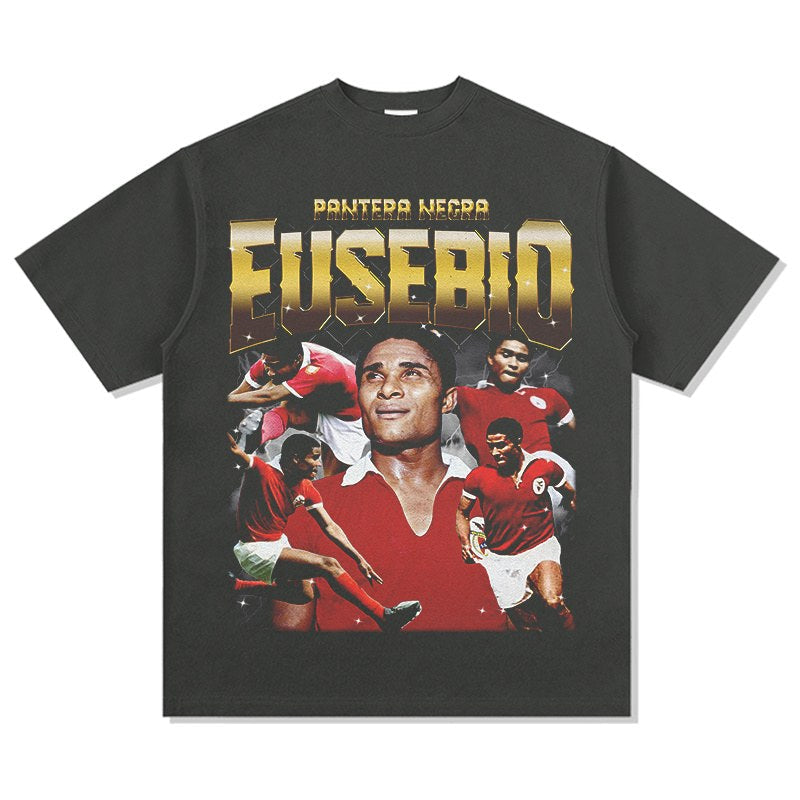 EUSÉBIO VINTAGE TEE · GOLDEN BOOT