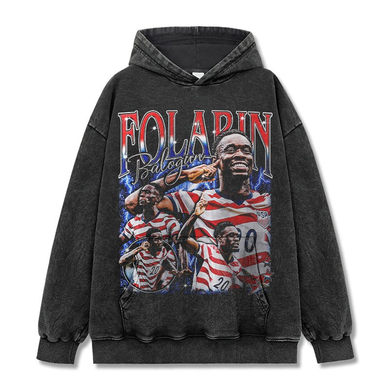 FOLARIN BALOGUN VINTAGE HOODIE · GOLDEN BOOT