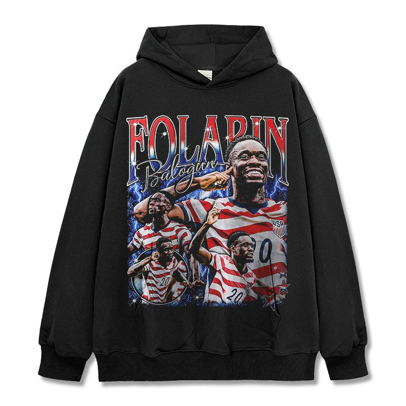 FOLARIN BALOGUN VINTAGE HOODIE · GOLDEN BOOT