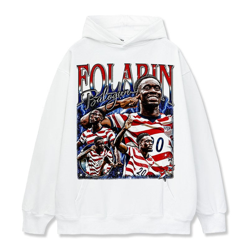 FOLARIN BALOGUN VINTAGE HOODIE · GOLDEN BOOT