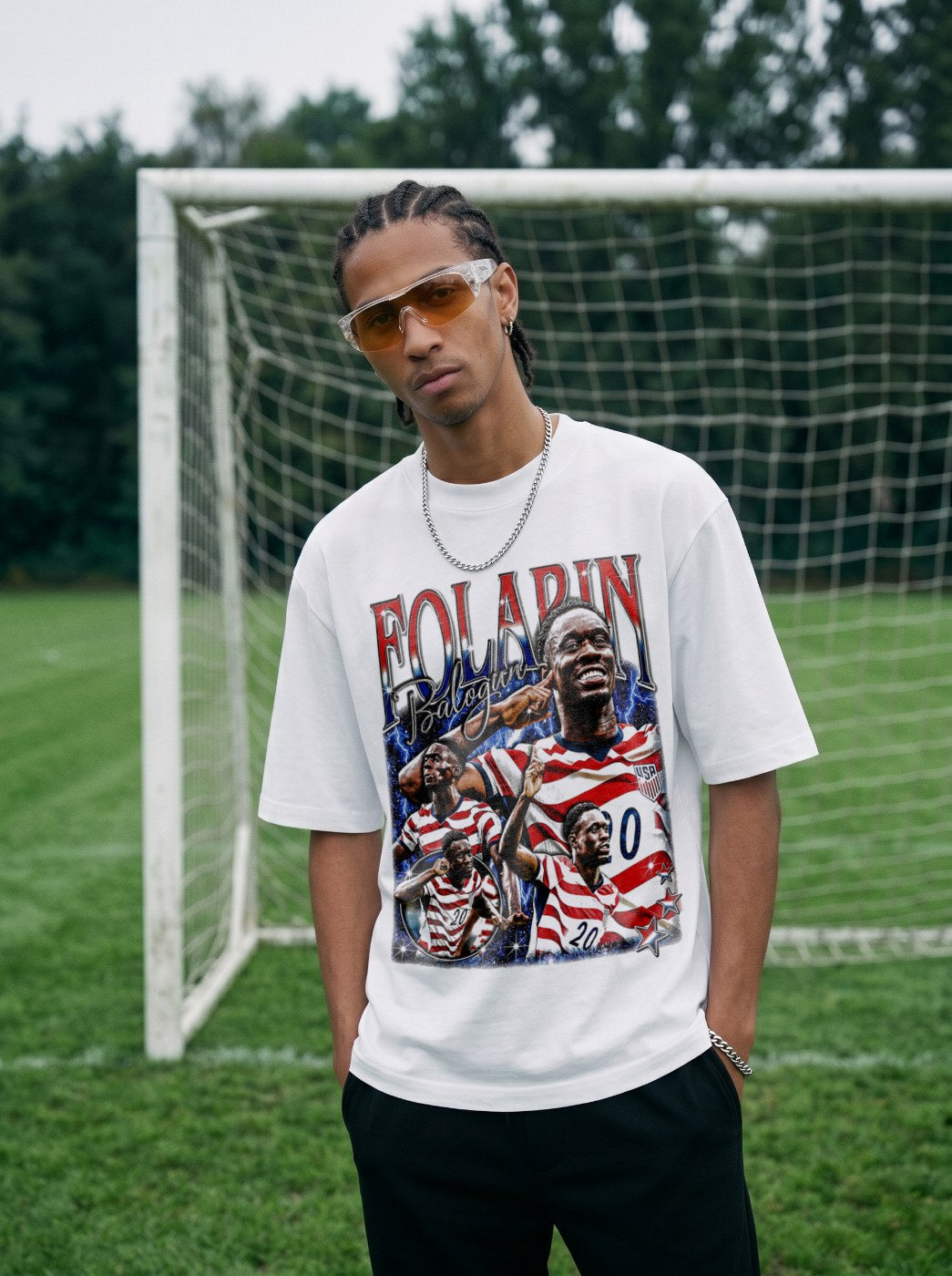 FOLARIN BALOGUN VINTAGE HOODIE · GOLDEN BOOT