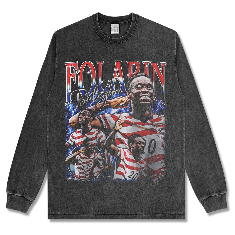 FOLARIN BALOGUN LONG SLEEVE · GOLDEN BOOT