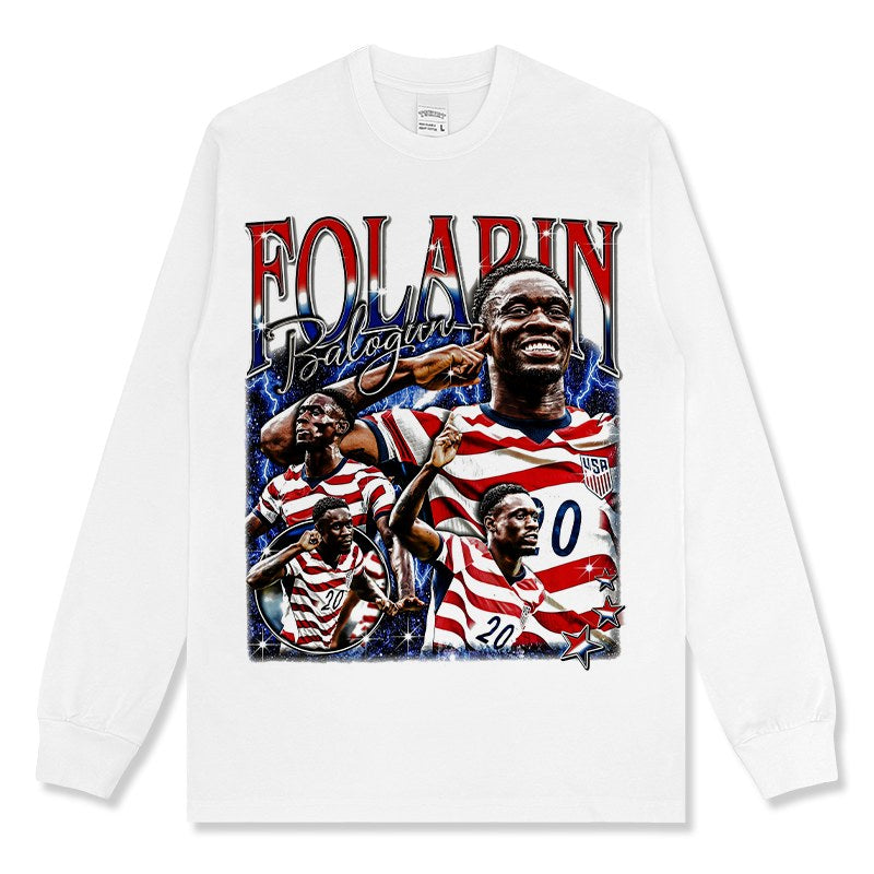 FOLARIN BALOGUN LONG SLEEVE · GOLDEN BOOT