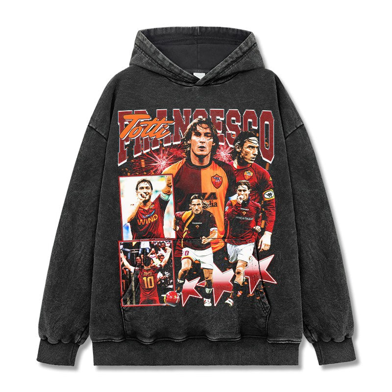 FRANCESCO TOTTI VINTAGE HOODIE · GOLDEN BOOT