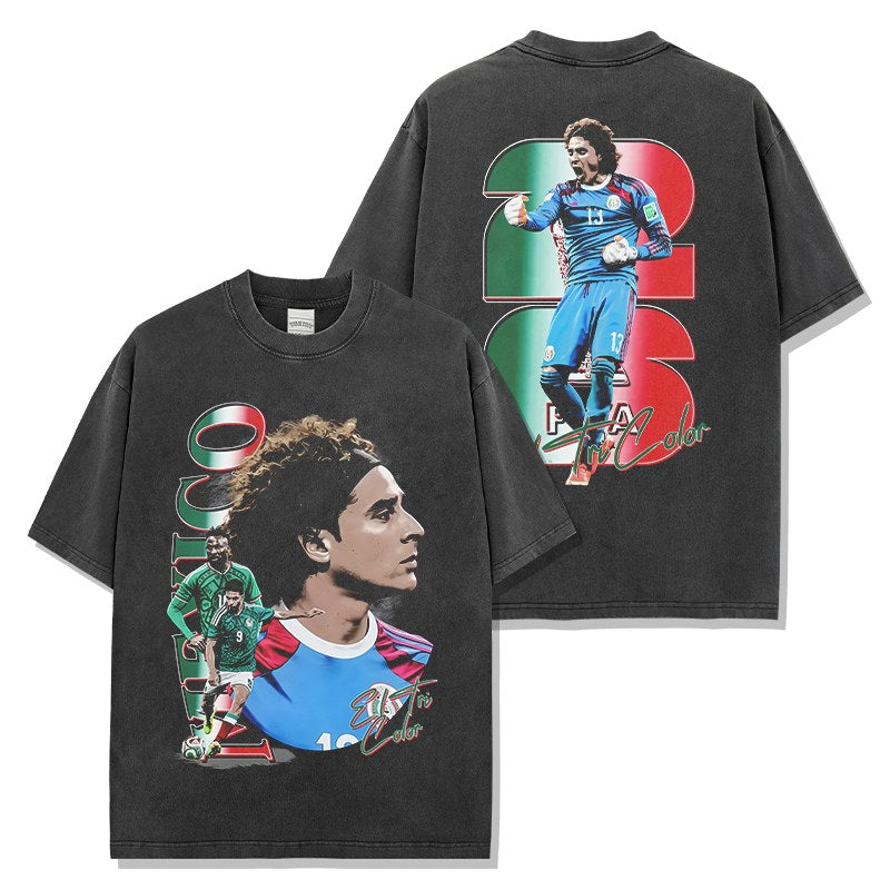 GUILLERMO OCHOA VINTAGE TEE · GOLDEN BOOT