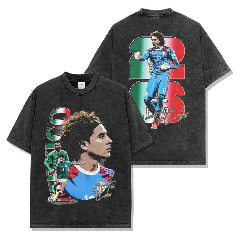 GUILLERMO OCHOA VINTAGE TEE · GOLDEN BOOT