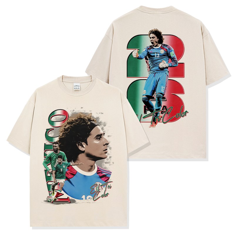 GUILLERMO OCHOA VINTAGE TEE · GOLDEN BOOT