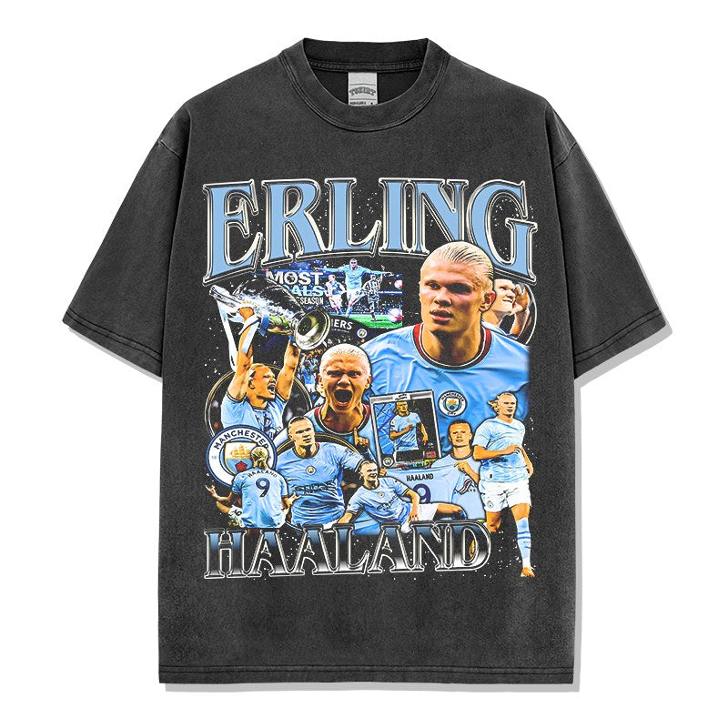 HAALAND VINTAGE TEE · FINAL WHISTLE