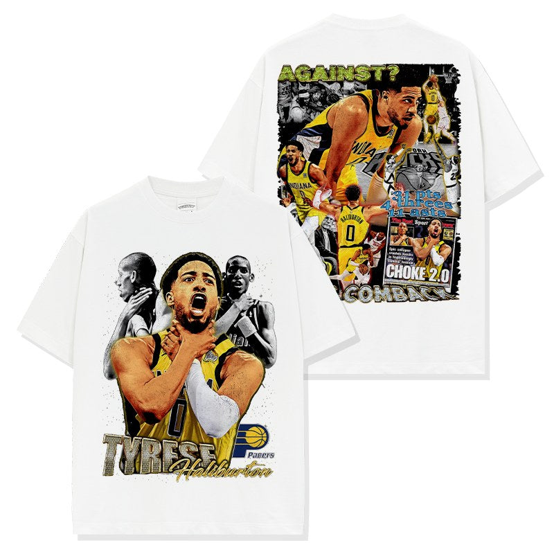 TYRESE HALIBURTON VINTAGE TEE · DYNASTY