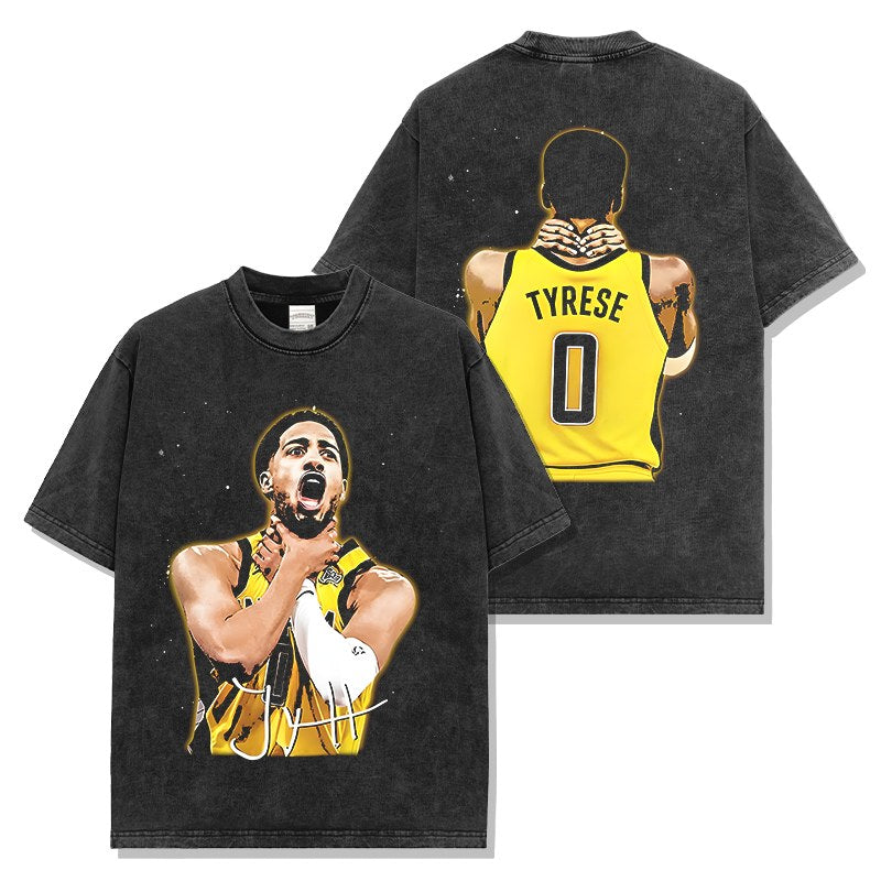 TYRESE HALIBURTON VINTAGE TEE · SHOWTIME