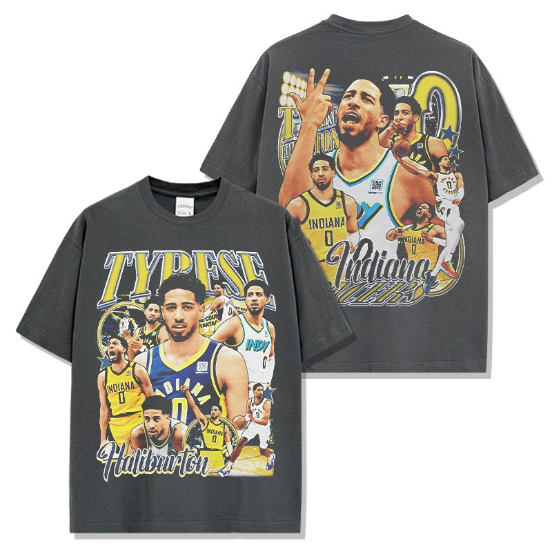 TYRESE HALIBURTON VINTAGE TEE · MVP