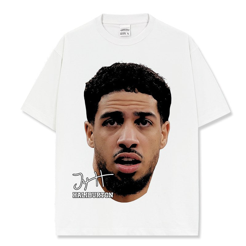 TYRESE HALIBURTON VINTAGE TEE · ICON