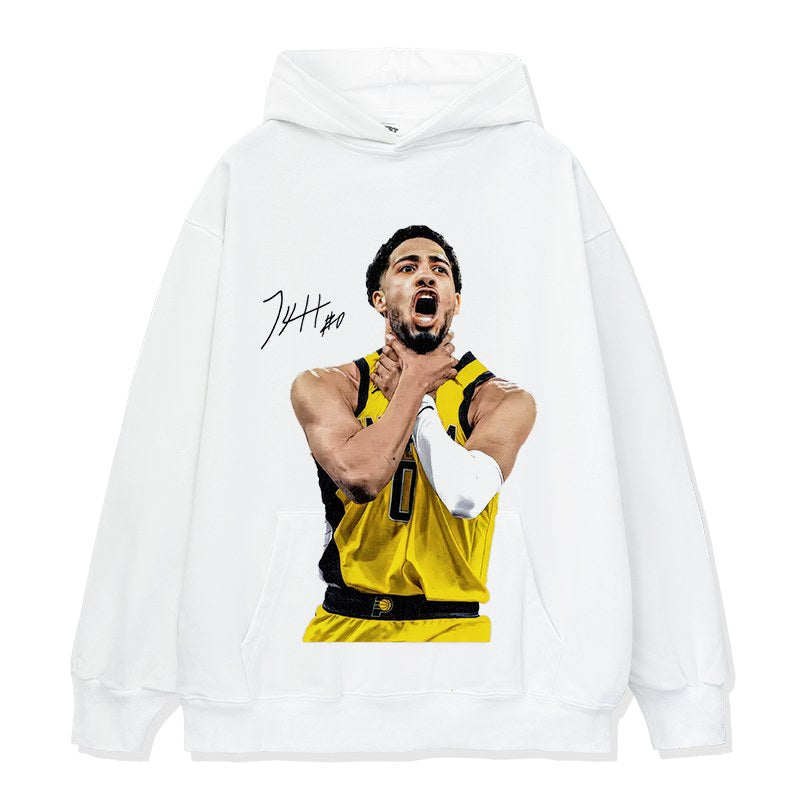 TYRESE HALIBURTON VINTAGE HOODIE · HALL OF FAME