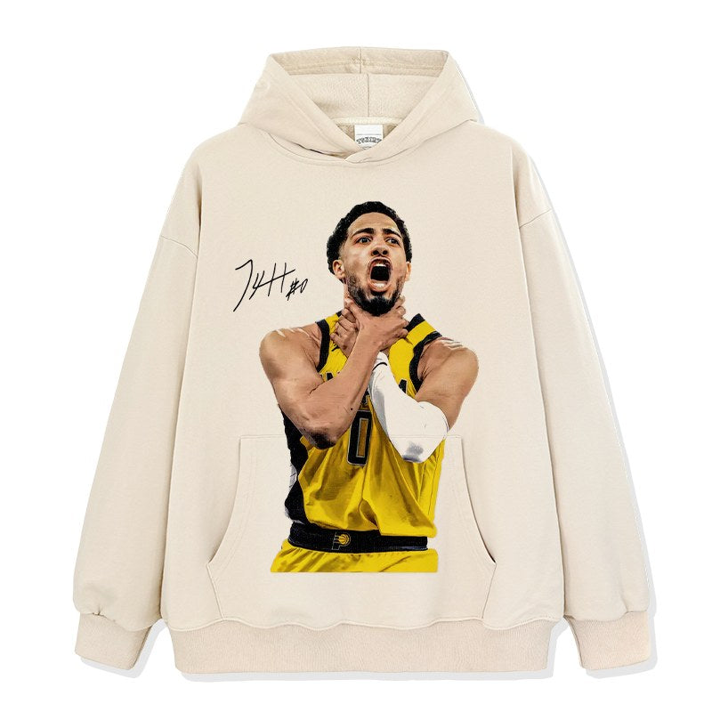 TYRESE HALIBURTON VINTAGE HOODIE · HALL OF FAME