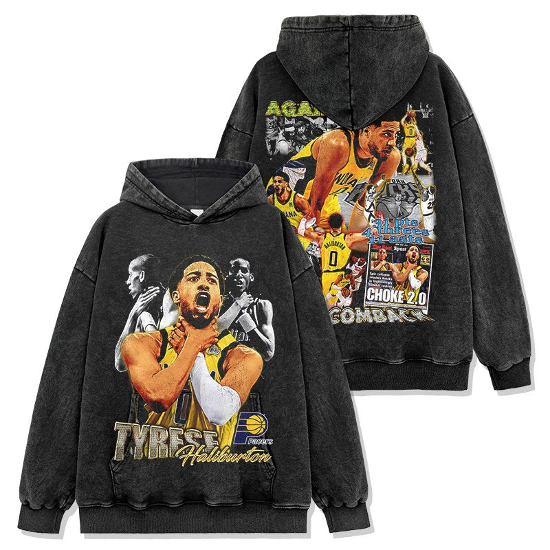 TYRESE HALIBURTON VINTAGE HOODIE · DYNASTY