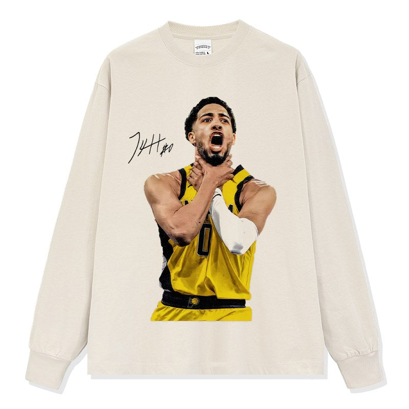 TYRESE HALIBURTON LONG SLEEVE · HALL OF FAME