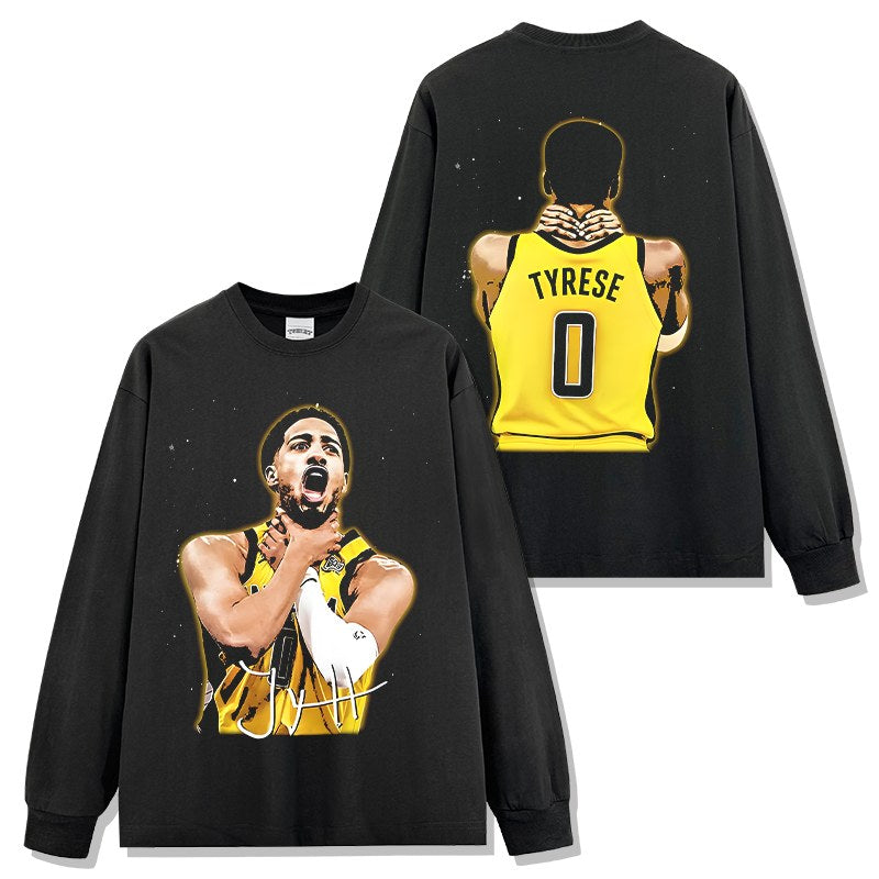 TYRESE HALIBURTON LONG SLEEVE · SHOWTIME
