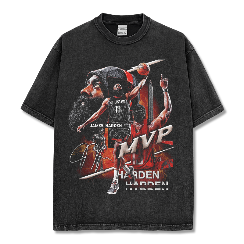 JAMES HARDEN VINTAGE TEE · FADEAWAY
