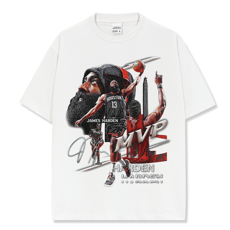 JAMES HARDEN VINTAGE TEE · FADEAWAY