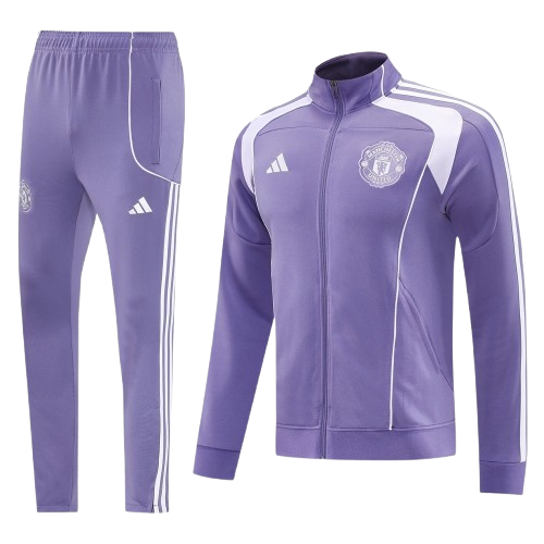 חליפת יונייטד סגולה רוכסן מלא