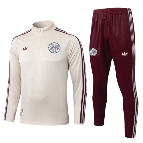 אימונית חצי רוכסן אייאקס שמנת