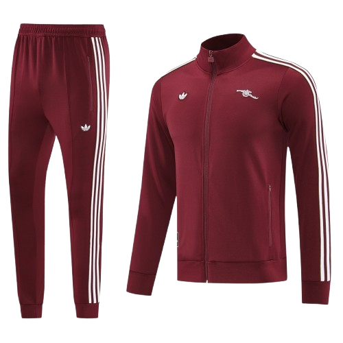 חליפת ארסנל אדומה רוכסן מלא