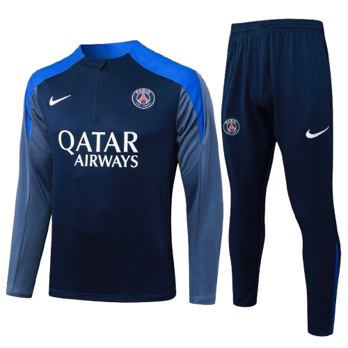 אימונית חצי רוכסן פריז כחולה