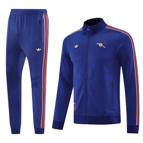 חליפת ארסנל כחולה רוכסן מלא