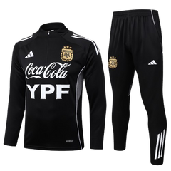 אימונית חצי רוכסן ארגנטינה שחורה