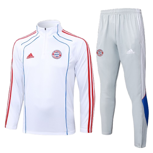 אימונית חצי רוכסן באיירן מינכן לבנה