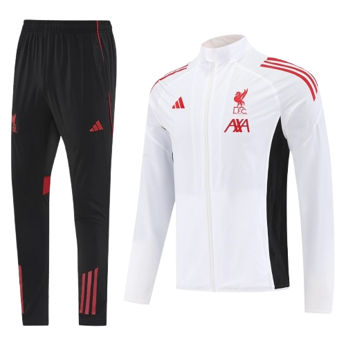 חליפת ליברפול לבנה רוכסן מלא