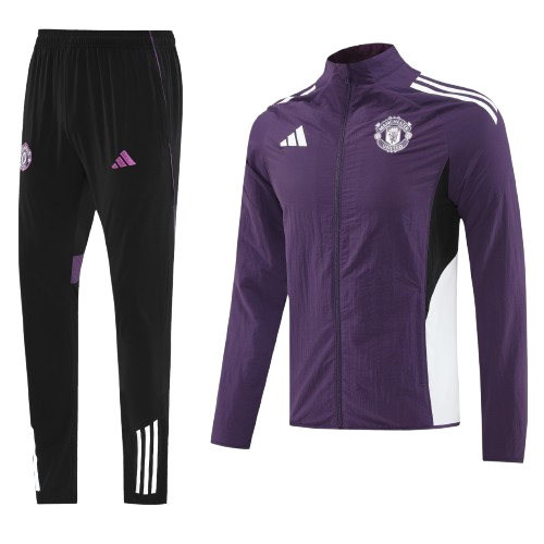 חליפת יונייטד סגולה רוכסן מלא