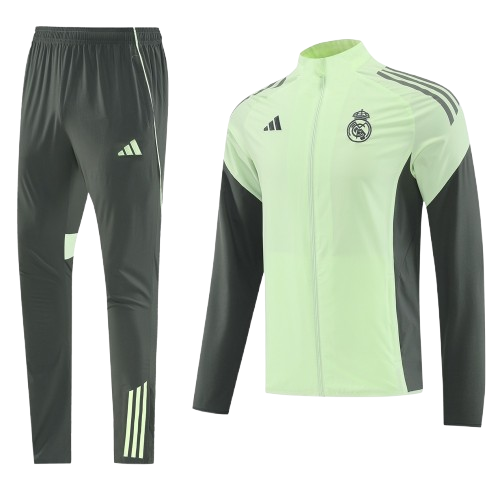 חליפת ריאל ירוקה רוכסן מלא