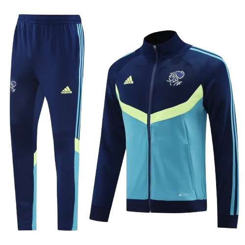 חליפת אייאקס כחולה רוכסן מלא