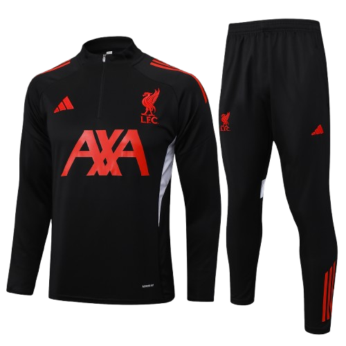 אימונית חצי רוכסן ליברפול שחורה